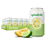 Spindrift lata frente mostrando diseño y sabor auténtico