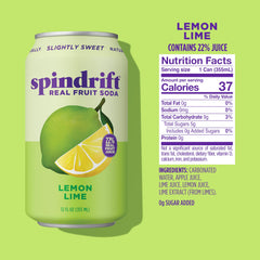 Spindrift detalle de gotas en lata destacando frescura y jugo real