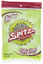 Spitz bolsa frontal chili lime mostrando etiqueta y beneficio compartible