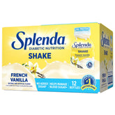 SPLENDA frente del pack de 12 botellas muestra conveniencia
