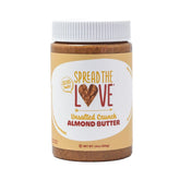 Spread The Love frasco frontal mostrando la etiqueta y frasco BPA-free