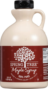 Spring Tree vista frontal de la botella mostrando etiqueta y volumen