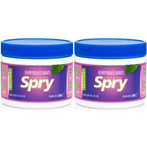 Spry frasco frontal Berry Blast mostrando diseño y cantidad