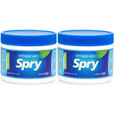 Spry mints frontal del envase mostrando cantidad y marca para conveniencia