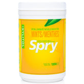 Spry empaque frontal mostrando 1200 mints y beneficio conveniencia