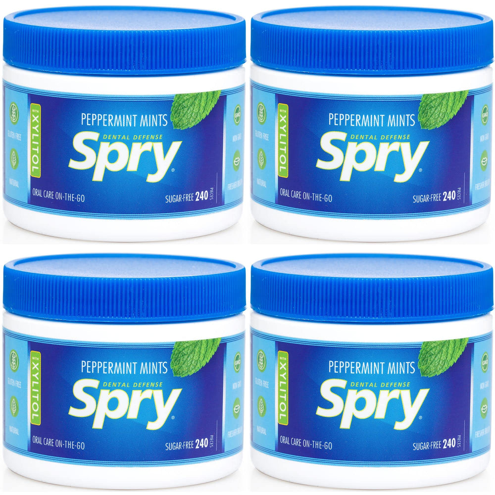 Spry mente menta vista frontal con diseño práctico y beneficio portable