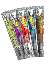 Sqwincher paquete frontal mostrando 150 paletas, ideal para eventos y equipos