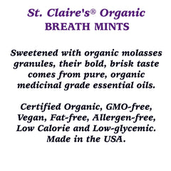 St. Claire's Organics lata abierta dentro de un bolso mostrando conveniencia y frescor inmediato