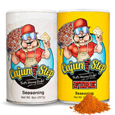 Cajun Two Step StaleKracker vista frontal del pack, sabor auténtico