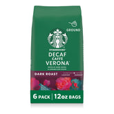 Starbucks Caffè Verona frente del empaque mostrando la marca y conveniencia