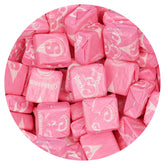 THE HAMPTON CANDY COMPANY bolsa Starburst All Pink frente, práctico almacenamiento festivo