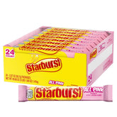 STARBURST frente del envase mostrando caja de 24 bolsas útil para eventos