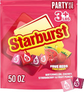 Starburst bolsa frontal FaveREDS visible, ideal para compartir en fiestas