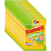 Starburst empaque frontal mostrando bolsas individuales y diseño vibrante