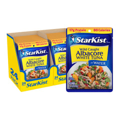 StarKist pack de 24 sobres frente mostrando conveniencia y ahorro