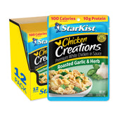 StarKist vista frontal del paquete de 12 pouches listo para almacenar