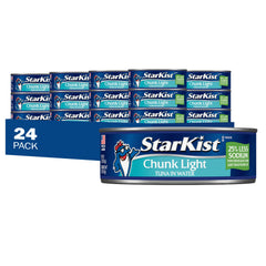 StarKist lata frontal mostrando etiqueta y beneficio menos sodio