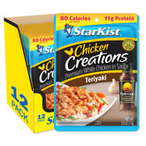 StarKist pouch teriyaki frontal mostrando porción lista para comer
