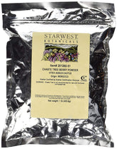 Starwest Botanicals bolsa frente mostrando etiqueta y sello orgánico
