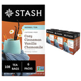 Stash empaque frontal Cozy Cinnamon Vanilla mostrando diseño y beneficios