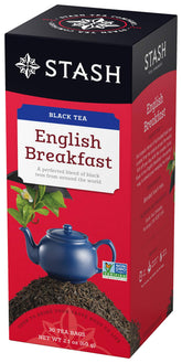 Stash tea frontal con seis cajas mostrando cantidad y conveniencia