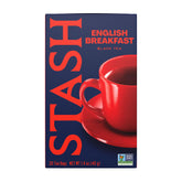STASH frente del empaque con 6 cajas y 120 bolsas, conveniencia y frescura