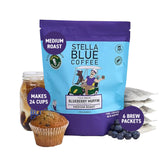 Stella Blue frente de caja mostrando diseño y beneficio conveniencia