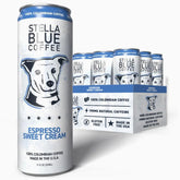 Stella Blue lata frontal mostrando diseño y conveniencia