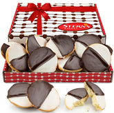 Stern's Bakery caja frontal de galletas Black and White lista para regalo