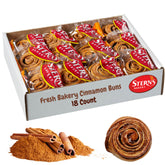 Stern’s Bakery empaque frontal mostrando 18 bollos listos para servir