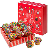 Stern's Bakery caja frontal lista para regalo con cupcakes, atractivo visual