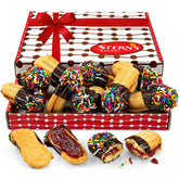 Stern's Bakery caja frontal elegante mostrando 10 galletas, perfecta para regalo