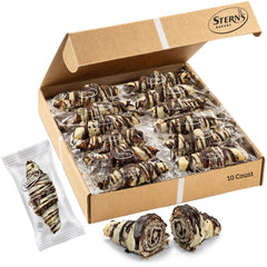 Stern's Bakery caja frontal mostrando 10 croissants sin azúcar, ideal para regalo