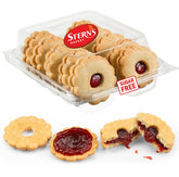 Stern's Bakery empaque frontal de galletas sin azúcar, presentación práctica