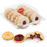Stern's Bakery empaque frontal de Linzer Cookies mostrando marca y 10 unidades frescas
