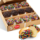 Stern's Bakery caja frontal mostrando 12 mini cupcakes, ideal para regalar