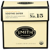 STEVEN SMITH TEAMAKER empaque frontal mostrando nombre y 15 bolsitas, diseño atractivo