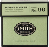 STEVEN SMITH TEAMAKER empaque frontal mostrando 15 sachets y beneficios sostenibles