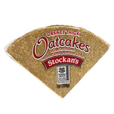 Stockan's paquete frontal mostrando diseño y cantidad de oatcakes