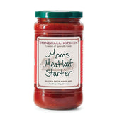 Stonewall Kitchen envase frontal del Mom's Meatloaf Starter muestra marca y conveniencia
