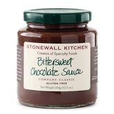 Stonewall Kitchen frasco frontal mostrando tapa y diseño elegante para uso gourmet