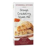 Stonewall Kitchen paquete frontal de mezcla para scones con naranja y arándano, práctico