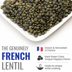 Straight from France ensalada tibia con lentejas, beneficio nutricional visible