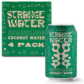 Strange Water lata frontal mostrando diseño y beneficios saludables