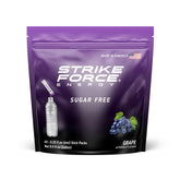 Strike Force frente del paquete mostrando 40 sobres y facilidad de transporte