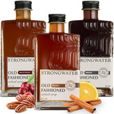 Strongwater pack frontal mostrando las tres mezclas y ventaja de variedad