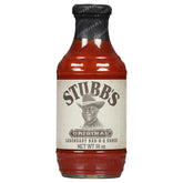 Stubb's botella frente mostrando la presentación y utilidad para parrilla