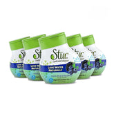 Stur botella frontal Blue & Blackberry mostrando etiqueta y beneficio natural
