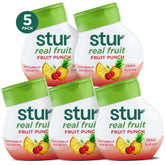 Stur frente del empaque mostrando la marca y sabor Fruit Punch