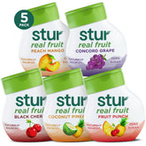 Stur pack verano frontal mostrando las cinco botellas y colores llamativos